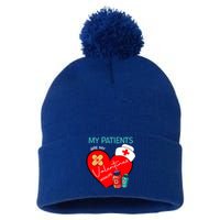 My Patients Are My Valentines #Cnalife Nurse Love Gift Pom Pom 12in Knit Beanie