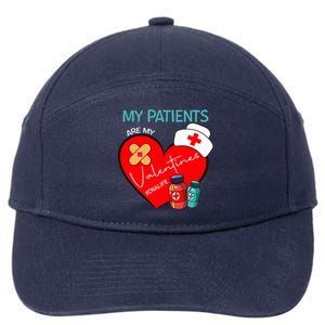 My Patients Are My Valentines #Cnalife Nurse Love Gift 7-Panel Snapback Hat