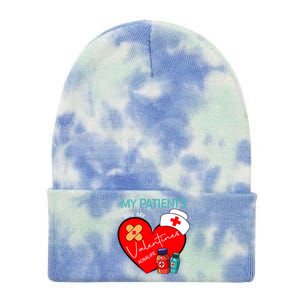 My Patients Are My Valentines #Cnalife Nurse Love Gift Tie Dye 12in Knit Beanie