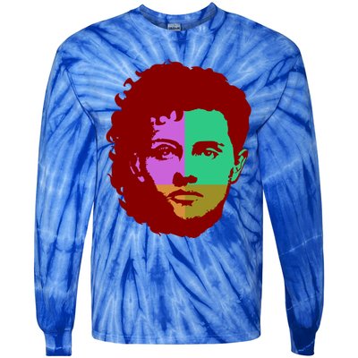 Modern Pop Art Nonbinary Lgbtq Colorful Equality Gift Tie-Dye Long Sleeve Shirt