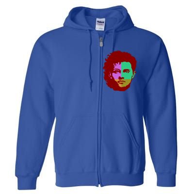 Modern Pop Art Nonbinary Lgbtq Colorful Equality Gift Full Zip Hoodie