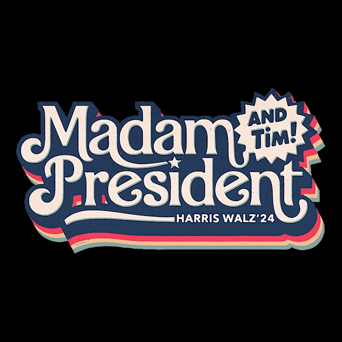 Madam President (And Tim!) Kamala Harris & Tim Walz Magnet