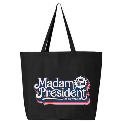 Madam President (And Tim!) Kamala Harris & Tim Walz 25L Jumbo Tote