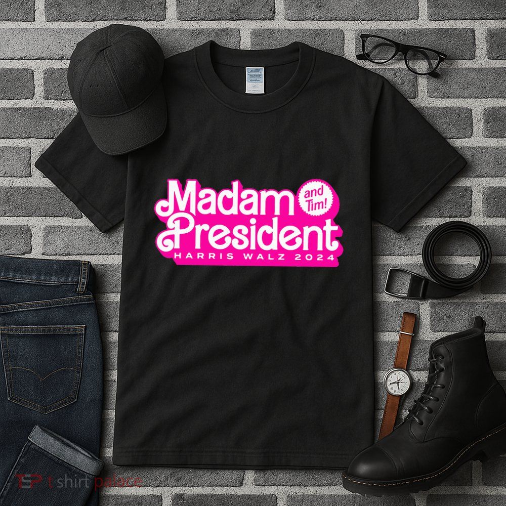 Madam President And Tim Harris & Tim Walz 2024 Tall T-Shirt