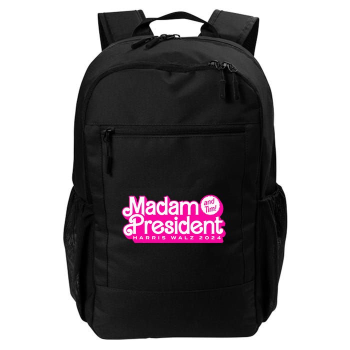 Madam President And Tim Harris & Tim Walz 2024 Backpack