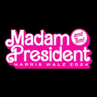 Madam President And Tim Harris & Tim Walz 2024 Backpack