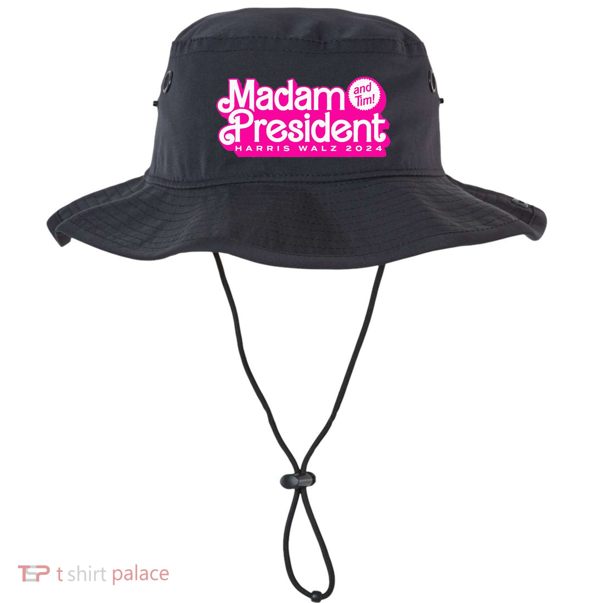 Madam President And Tim Harris & Tim Walz 2024 Bucket Hat