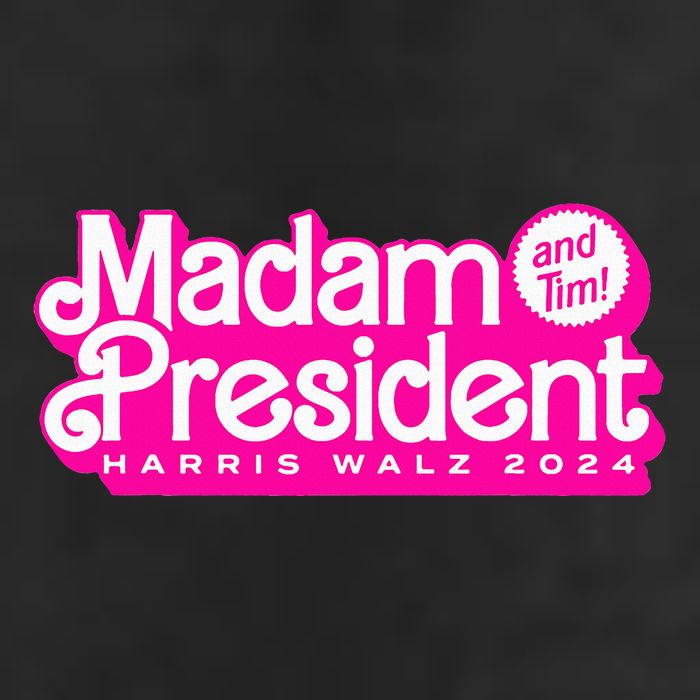 Madam President And Tim Harris & Tim Walz 2024 25L Jumbo Tote