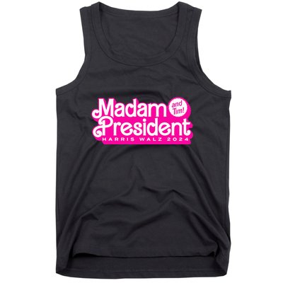 Madam President And Tim Harris & Tim Walz 2024 Tank Top