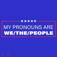 My Pronouns Are We The People Womens T-Shirt
