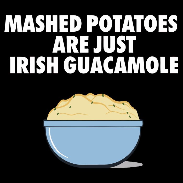Mashed Potatoes Are Just Irish Guacamole Drawstring Bag