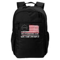 My Pronouns Are We The People American Flag Daily Commute Backpack