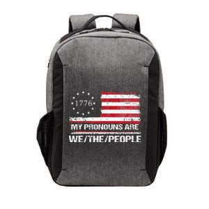 My Pronouns Are We The People American Flag Vector Backpack