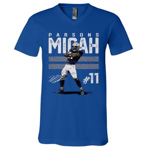 Micah Parsons Always Hungry  V-Neck T-Shirt