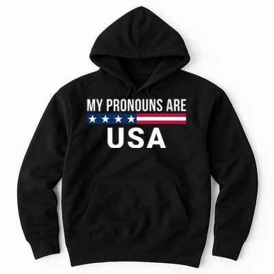 My Pronouns Are USA We The People 1776 USA Flag 4th Of July We The People Hoodie