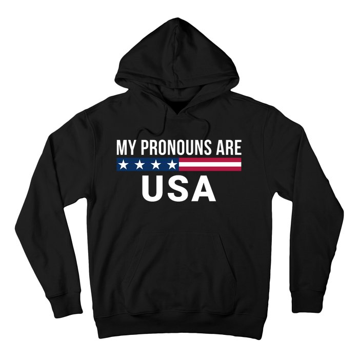 My Pronouns Are USA We The People 1776 USA Flag 4th Of July We The People Hoodie