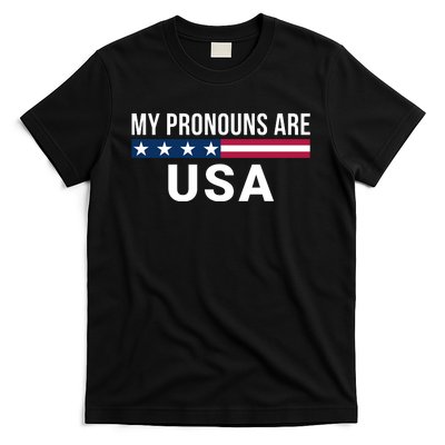 My Pronouns Are USA We The People 1776 USA Flag 4th Of July We The People T-Shirt