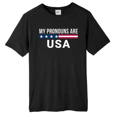 My Pronouns Are USA We The People 1776 USA Flag 4th Of July We The People Tall Fusion ChromaSoft Performance T-Shirt