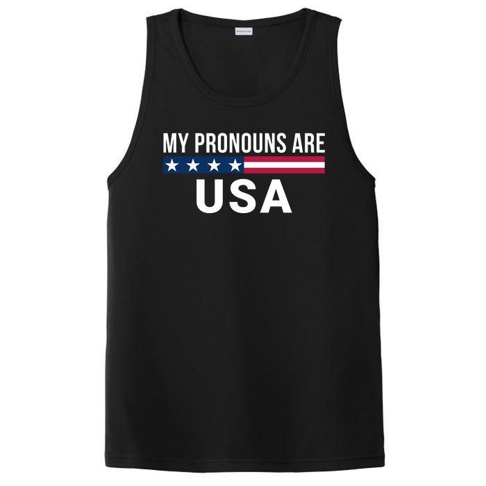 My Pronouns Are USA We The People 1776 USA Flag 4th Of July We The People PosiCharge Competitor Tank