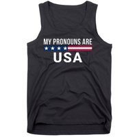 My Pronouns Are USA We The People 1776 USA Flag 4th Of July We The People Tank Top