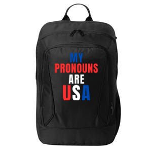 My Pronouns Are USA We The People 4th Of July Men Women We The People 1776 City Backpack