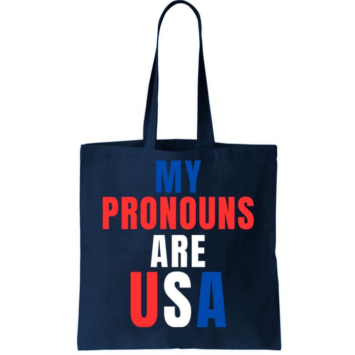 My Pronouns Are USA We The People 4th Of July Men Women We The People 1776 Tote Bag