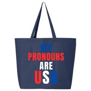 My Pronouns Are USA We The People 4th Of July Men Women We The People 1776 25L Jumbo Tote