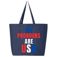 My Pronouns Are USA We The People 4th Of July Men Women We The People 1776 25L Jumbo Tote