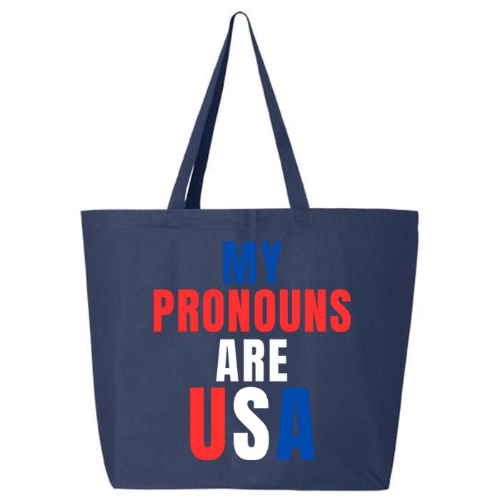 My Pronouns Are USA We The People 4th Of July Men Women We The People 1776 25L Jumbo Tote