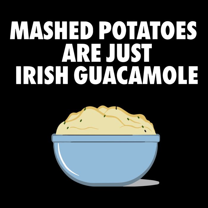 Mashed Potatoes Are Just Irish Guacamole Drawstring Bag