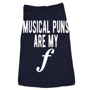 Musical Puns Are My Forte Band Instrument Fun Music Doggie Tank