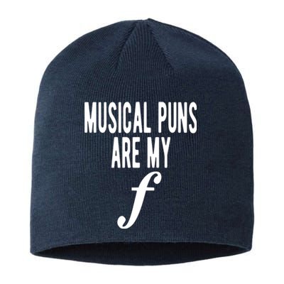 Musical Puns Are My Forte Band Instrument Fun Music Sustainable Beanie