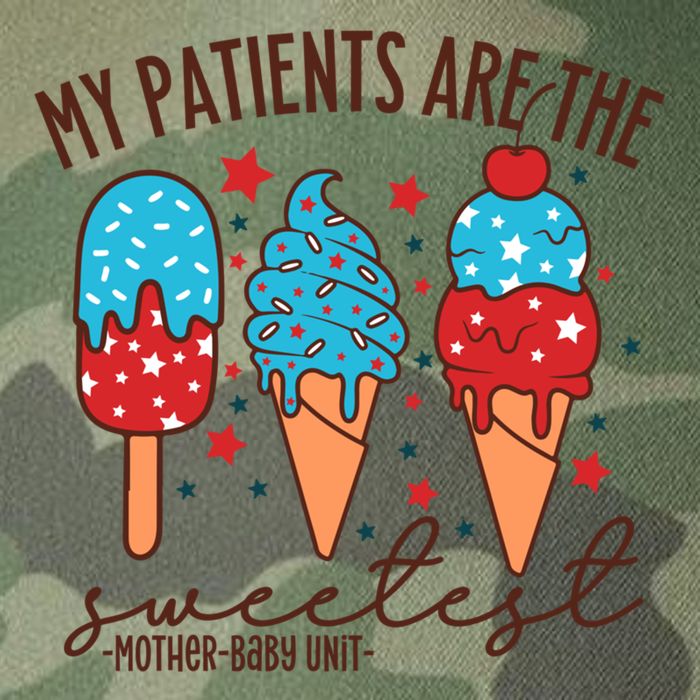 My Patients Are The Sweetest Mother Unit 4th Of July Gift Legacy Tie Dye Trucker Hat
