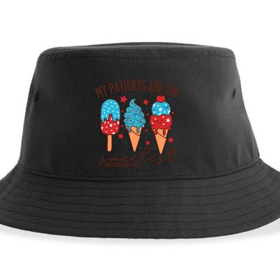 My Patients Are The Sweetest Mother Unit 4th Of July Gift Sustainable Bucket Hat