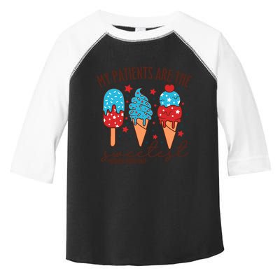 My Patients Are The Sweetest Mother Unit 4th Of July Gift Toddler Fine Jersey T-Shirt