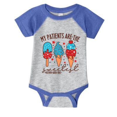 My Patients Are The Sweetest Mother Unit 4th Of July Gift Infant Baby Jersey Bodysuit