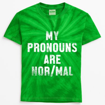 My Pronouns Are Normal Funny Gift For Guys Kids Tie-Dye T-Shirt