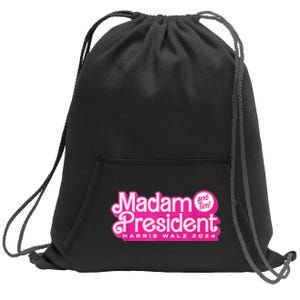 Madam President (And Tim!) Kamala Harris & Tim Walz Sweatshirt Cinch Pack Bag