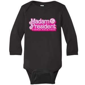 Madam President (And Tim!) Kamala Harris & Tim Walz Baby Long Sleeve Bodysuit