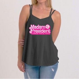 Madam President (And Tim!) Kamala Harris & Tim Walz Women's Strappy Tank