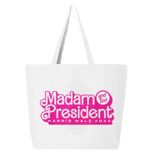 Madam President (And Tim!) Kamala Harris & Tim Walz 25L Jumbo Tote