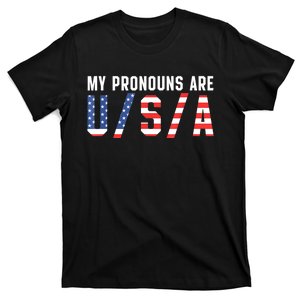 My Pronouns Are Usa Apparel T-Shirt