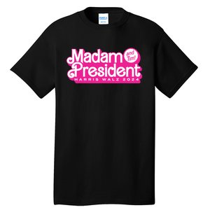 Madam President And Tim Harris Tim Walz 2024 Tall T-Shirt