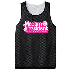 Madam President And Tim Harris Tim Walz 2024 Mesh Reversible Basketball Jersey Tank