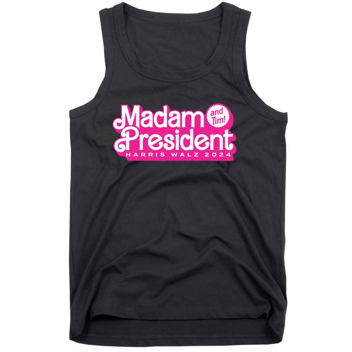 Madam President And Tim Harris Tim Walz 2024 Tank Top