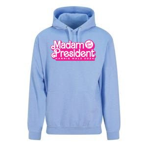 Madam President And Tim Harris Tim Walz 2024 Unisex Surf Hoodie