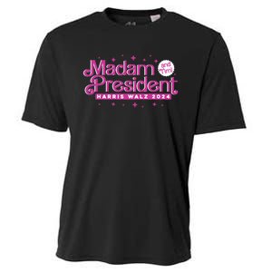 Madam President And Tim : Kamala Harris And Tim Walz 2024 Cooling Performance Crew T-Shirt