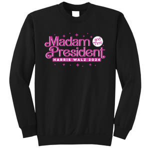 Madam President And Tim : Kamala Harris And Tim Walz 2024 Sweatshirt