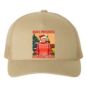 Make Presents Affordable Again Funny Trump Christmas Xmas Pj Yupoong Adult 5-Panel Trucker Hat