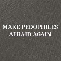 Make Pedophiles Afraid Again Cotton Canvas Backpack